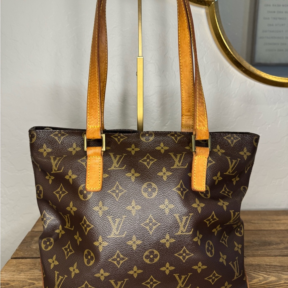 EUC Louis Vuitton cabals mezzo monogram tote with dust bag - Picture 5 of 10